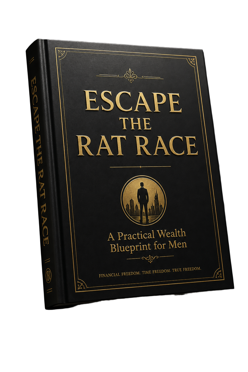 Escape the Rat Race — 50-page wealth blueprint PDF course mockup